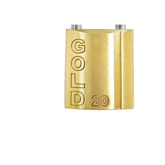 Cadeado Gold Art 20Mm  Gcc200001 . / Kit C/ 10