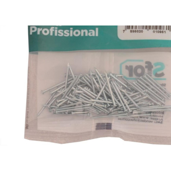 Prego Aco Sforplast Com Cabeca 10X10 (1,50X23mm) 100pcs Prego Aco Sforplast Com Cabeca 10X10 (1,50X23mm) 100pcs