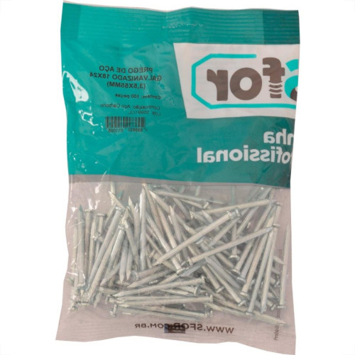 Prego Aco Sforplast Com Cabeca 18X24 (3,40X55mm) 100pcs Prego Aco Sforplast Com Cabeca 18X24 (3,40X55mm) 100pcs