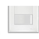 Conjunto Fame Evidence 4X2 Branco Com Placa(2Simples) 16A Conjunto Fame Evidence 4X2 Branco Com Placa(2Simples) 16A