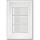 Conjunto Fame Evidence 4X2 Branco Com Placa(3Simples) 16A Conjunto Fame Evidence 4X2 Branco Com Placa(3Simples) 16A