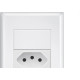 Conjunto Fame Evidence 4X2 Branco Com Placa (1Tomada 10A) Conjunto Fame Evidence 4X2 Branco Com Placa (1Tomada 10A)