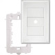 Placa Fame Evidence 4X2 Branca (Furo) Com Suporte 