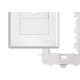 Placa Fame Evidence 4X2 Branca (Furo) Com Suporte 