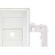 Placa Fame Evidence 4X2 Branca (Furo) Com Suporte 