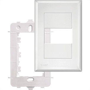 Placa Fame Evidence 4X2 Branca (1Modulo) Com Suporte 