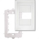 Placa Fame Evidence 4X2 Branca (1Modulo) Com Suporte 