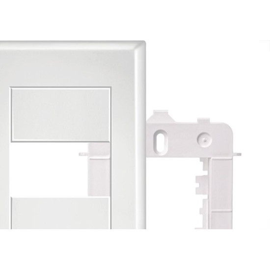 Placa Fame Evidence 4X2 Branca (1Modulo) Com Suporte 