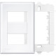 Placa Fame Evidence 4X2 Branca (2Modulo) Com Suporte 