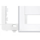 Placa Fame Evidence 4X2 Branca (2Modulo) Com Suporte 