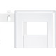 Placa Fame Evidence 4X2 Branca (2Modulo) Com Suporte 
