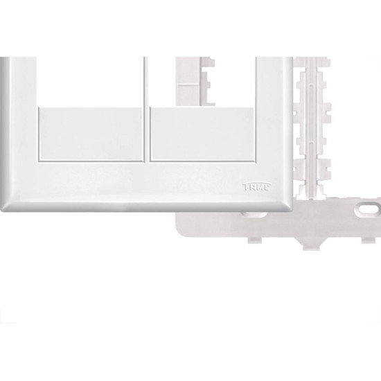 Placa Fame Evidence 4X4 Branca (2Modulo) Com Suporte 
