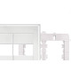 Placa Fame Evidence 4X4 Branca (2Modulo) Com Suporte 