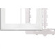 Placa Fame Evidence 4X4 Branca (6Modulo) Com Suporte 