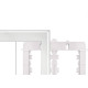 Placa Fame Evidence 4X4 Branca (6Modulo) Com Suporte 