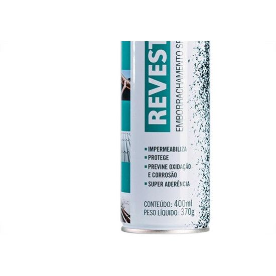 Borracha Liquida Impermeabilizante Spray Revestik Branca 400Ml 227569 Borracha Liquida Impermeabilizante Spray Revestik Branca 400Ml 227569