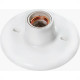 Plafonier Pvc Opl Branco Redondo Soquete Porcelana E27 3295 Plafonier Pvc Opl Branco Redondo Soquete Porcelana E27 3295