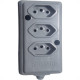 Tomada Barra Naticon Tripla 20A 2 Polos +Terra Cinza 610 Tomada Barra Naticon Tripla 20A 2 Polos +Terra Cinza 610
