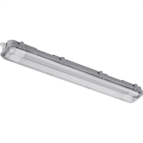Luminaria Hermetica Ourofort Led Ip65 2 X 09W T5/T8 01541 Luminaria Hermetica Ourofort Led Ip65 2 X 09W T5/T8 01541