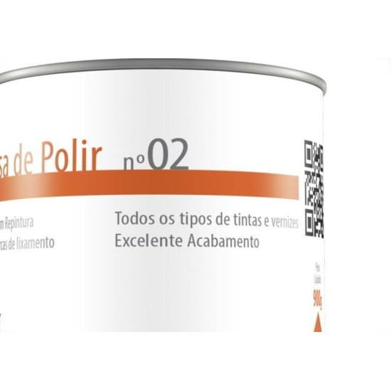 Massa De Polir Retoque 500G Numero 2 95 Massa De Polir Retoque 500G Numero 2 95