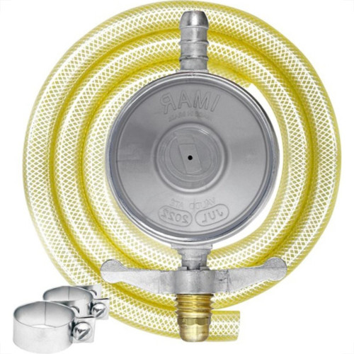 Regulador Gas Imar Com Tampa Abs Com Mangueira 1,25Cm 1Kg Regulador Gas Imar Com Tampa Abs Com Mangueira 1,25Cm 1Kg