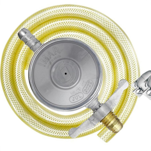Regulador Gas Imar Com Tampa Abs Com Mangueira 1,25Cm 1Kg Regulador Gas Imar Com Tampa Abs Com Mangueira 1,25Cm 1Kg