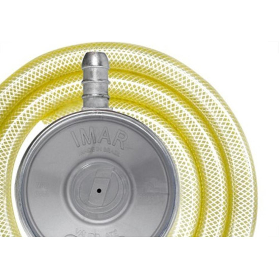 Regulador Gas Imar Com Tampa Abs Com Mangueira 1,25Cm 1Kg Regulador Gas Imar Com Tampa Abs Com Mangueira 1,25Cm 1Kg