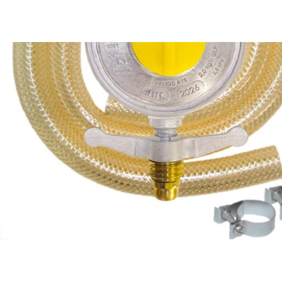 Regulador Gas Imar Com Mangueira 2Kg
