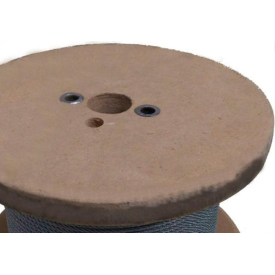 Cabo Aco Lobo 6X 7 8,00Mm 5/16 50M 4009 Cabo Aco Lobo 6X 7 8,00Mm 5/16 50M 4009