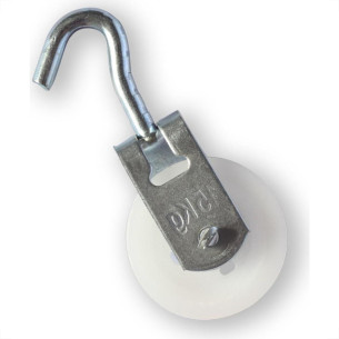 Roldana Plastico Crafer 04Cm Com Gancho 503.03.0008