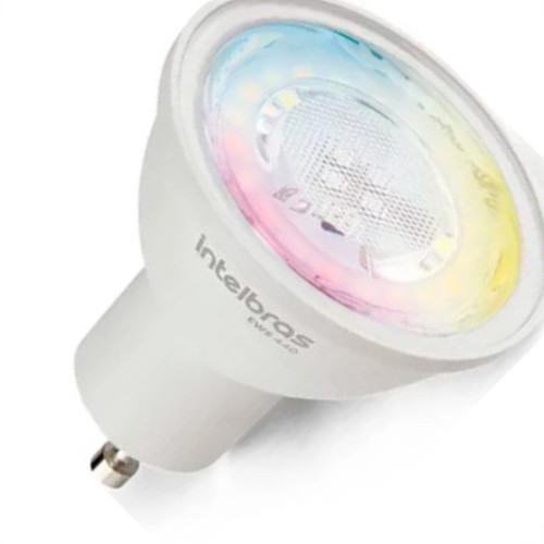 Lampada Led Spot Wifi Intelbras Inteligente Ews 440 Lampada Led Spot Wifi Intelbras Inteligente Ews 440