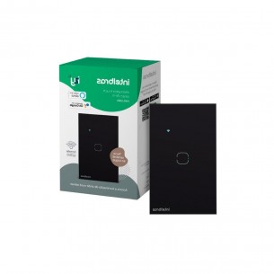 Interruptor Inteligente Intelbras Wifi Touch Preto 1 Tecla Ews 1001  4850014