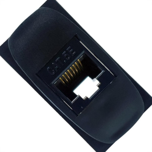 Modulo Alumbra Gracia 1 Tomada Rj45 Preto 85363 Modulo Alumbra Gracia 1 Tomada Rj45 Preto 85363