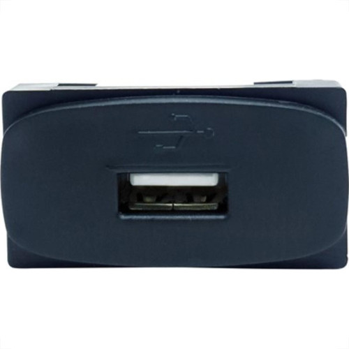 Modulo Alumbra Gracia 1 Tomada 1 Usb 2A Preto Bivolt 85372 Modulo Alumbra Gracia 1 Tomada 1 Usb 2A Preto Bivolt 85372