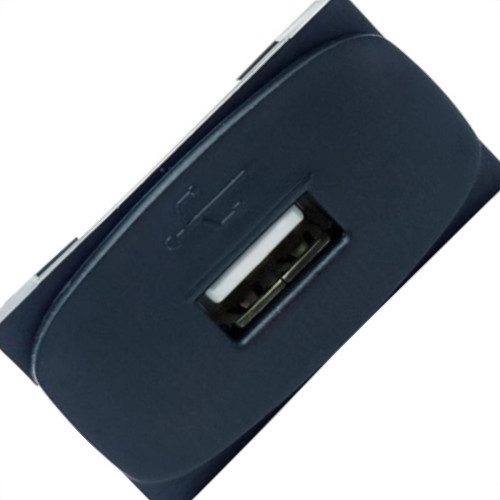 Modulo Alumbra Gracia 1 Tomada 1 Usb 2A Preto Bivolt 85372 Modulo Alumbra Gracia 1 Tomada 1 Usb 2A Preto Bivolt 85372
