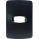 Placa Alumbra Gracia 4X2 Preta (1 Modulo) 85691 Placa Alumbra Gracia 4X2 Preta (1 Modulo) 85691
