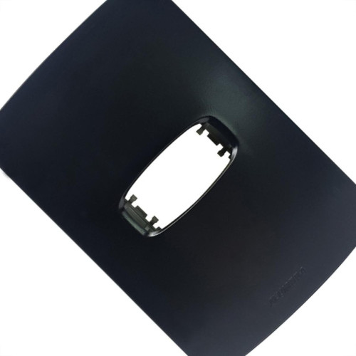 Placa Alumbra Gracia 4X2 Preta (1 Modulo) 85691 Placa Alumbra Gracia 4X2 Preta (1 Modulo) 85691