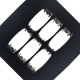 Placa Alumbra Gracia 4X4 Preta (Cega) 85698 Placa Alumbra Gracia 4X4 Preta (Cega) 85698