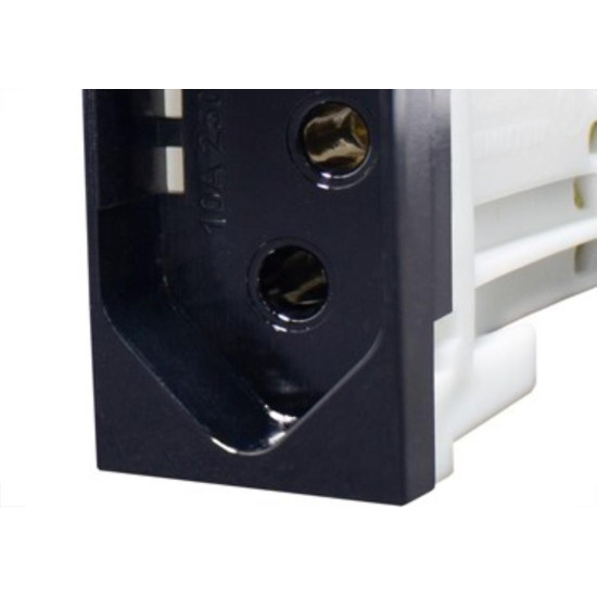 Modulo Tomada Alumbra Inova 2Polo+Terra 10A Black Piano 85509 Modulo Tomada Alumbra Inova 2Polo+Terra 10A Black Piano 85509