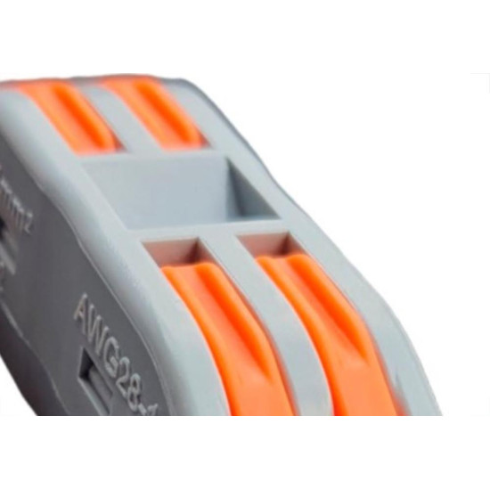 Conector Emenda Asantos Flow 32A 2Polo 0.5A4Mm 2Pecas 3222 Conector Emenda Asantos Flow 32A 2Polo 0.5A4Mm 2Pecas 3222