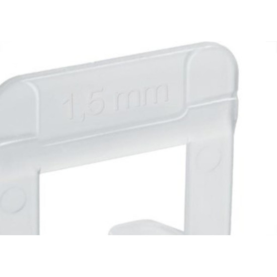 Espacador Nivelador Cortag Smart 1,5Mm C/500Pecas 62408