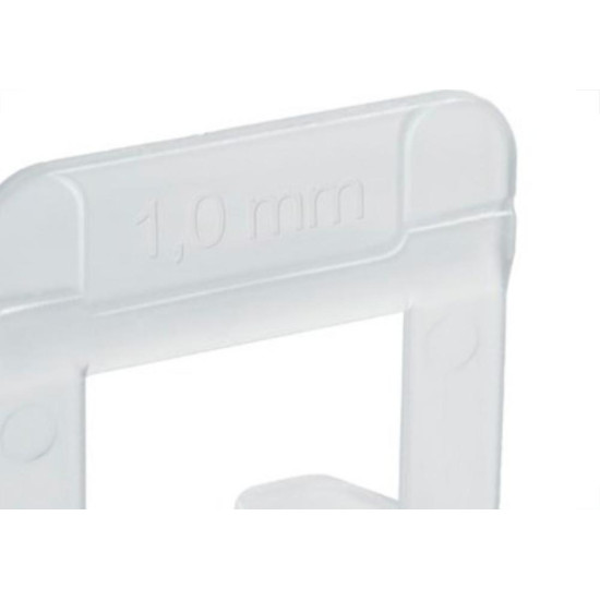 Espacador Nivelador Cortag Smart 1,0Mm Com 500Pecas 62405