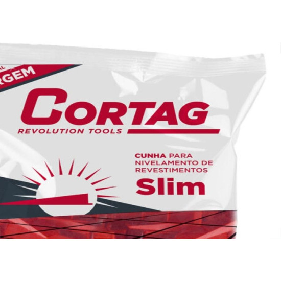 Cunha Niveladora Cortag Slim Com 100Pecas 61538 Cunha Niveladora Cortag Slim Com 100Pecas 61538