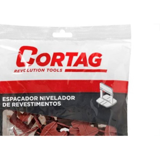 Espacador Nivelador Cortag Eco 1,5Mm Vermelho Com 50Pecas 61336 Espacador Nivelador Cortag Eco 1,5Mm Vermelho Com 50Pecas 61336