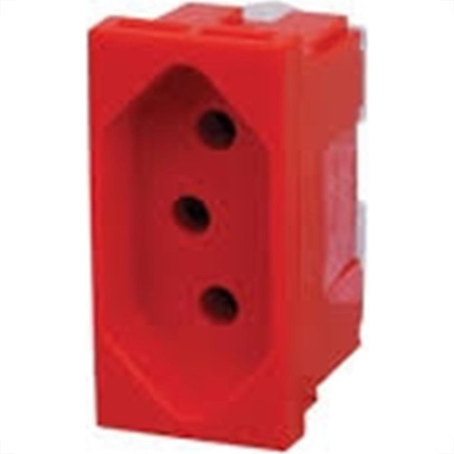 Kit C/2 - Modulo Pial Pop Vermelho 1 Tomada 20A Lg03020Vm Kit C/2 - Modulo Pial Pop Vermelho 1 Tomada 20A Lg03020Vm