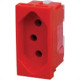 Kit C/2 - Modulo Pial Pop Vermelho 1 Tomada 20A Lg03020Vm Kit C/2 - Modulo Pial Pop Vermelho 1 Tomada 20A Lg03020Vm