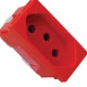 Kit C/2 - Modulo Pial Pop Vermelho 1 Tomada 20A Lg03020Vm Kit C/2 - Modulo Pial Pop Vermelho 1 Tomada 20A Lg03020Vm