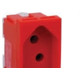 Kit C/2 - Modulo Pial Pop Vermelho 1 Tomada 20A Lg03020Vm Kit C/2 - Modulo Pial Pop Vermelho 1 Tomada 20A Lg03020Vm