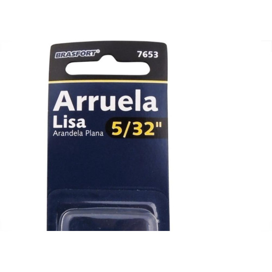 Cartela Arruela Lisa Zincada Brasfort 5/32'' Cartela Com 20 Pecas 7653 Cartela Arruela Lisa Zincada Brasfort 5/32'' Cartela Com 20 Pecas 7653