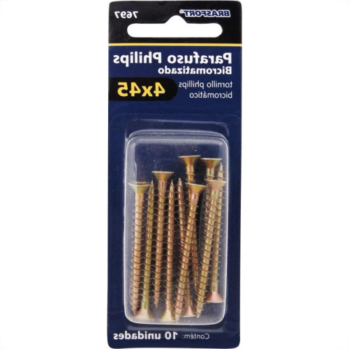Cartela Parafuso Chipboard Brasfort Cabeca Chata Philips 4,0X45 Cartela Com 10 Pecas 7697 Cartela Parafuso Chipboard Brasfort Cabeca Chata Philips 4,0X45 Cartela Com 10 Pecas 7697